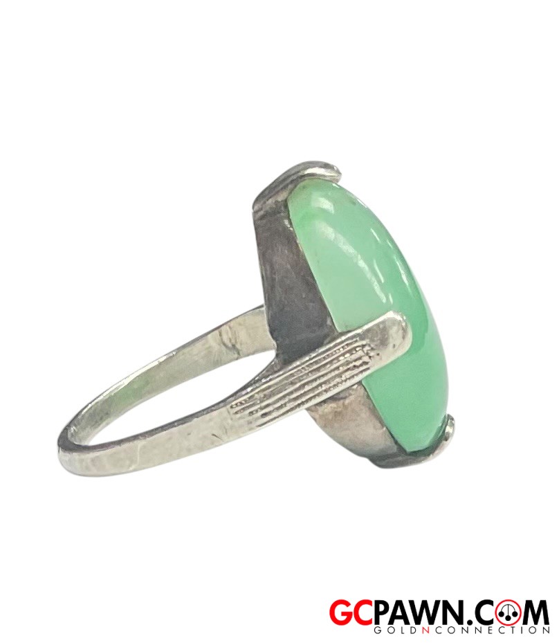 Unisex Solitaire ring .925 Silver 
