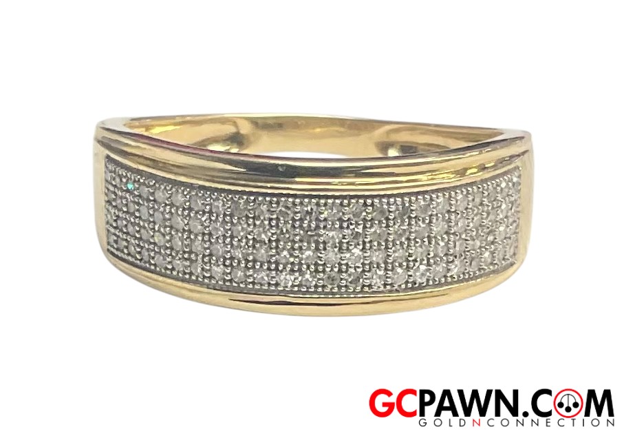 View product details for Men's Wedding band 10kt Yellow Gold 