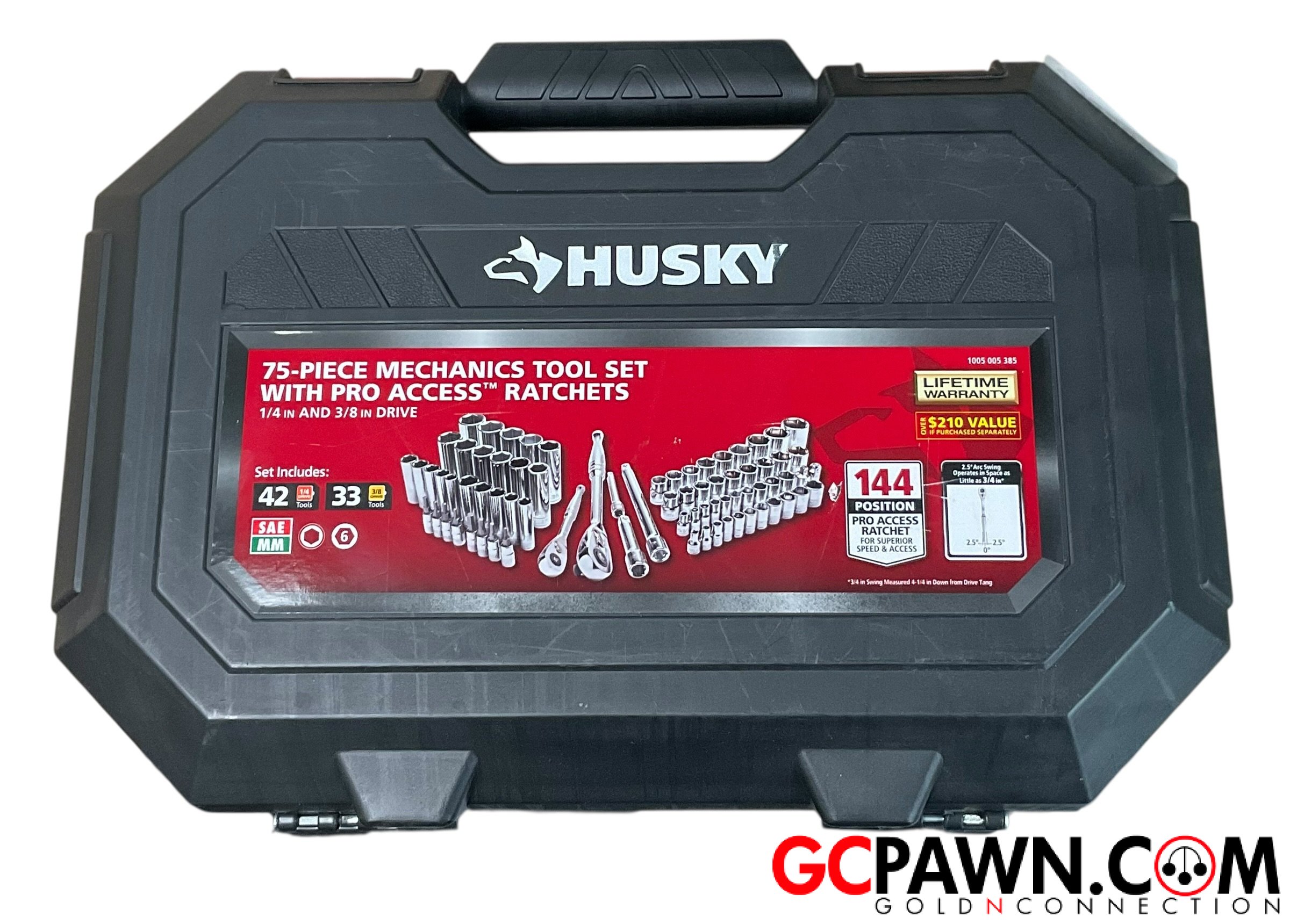 View product details for Husky - Auto service tools - H14475MTS - 75 Piece Mechanc Set