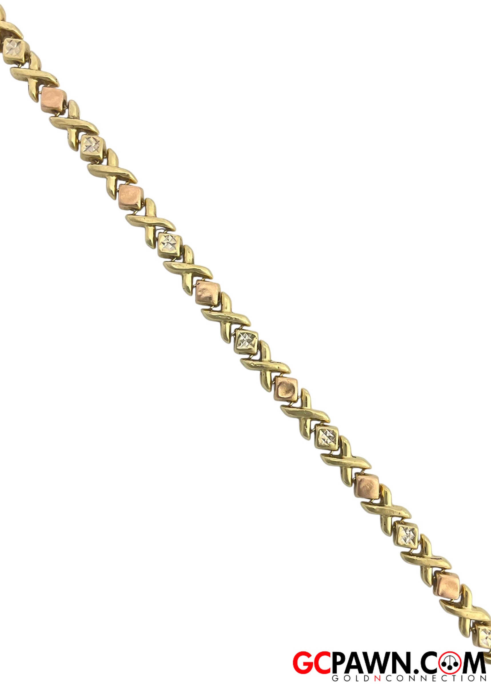 Unisex Bracelet 14kt Yellow Gold 