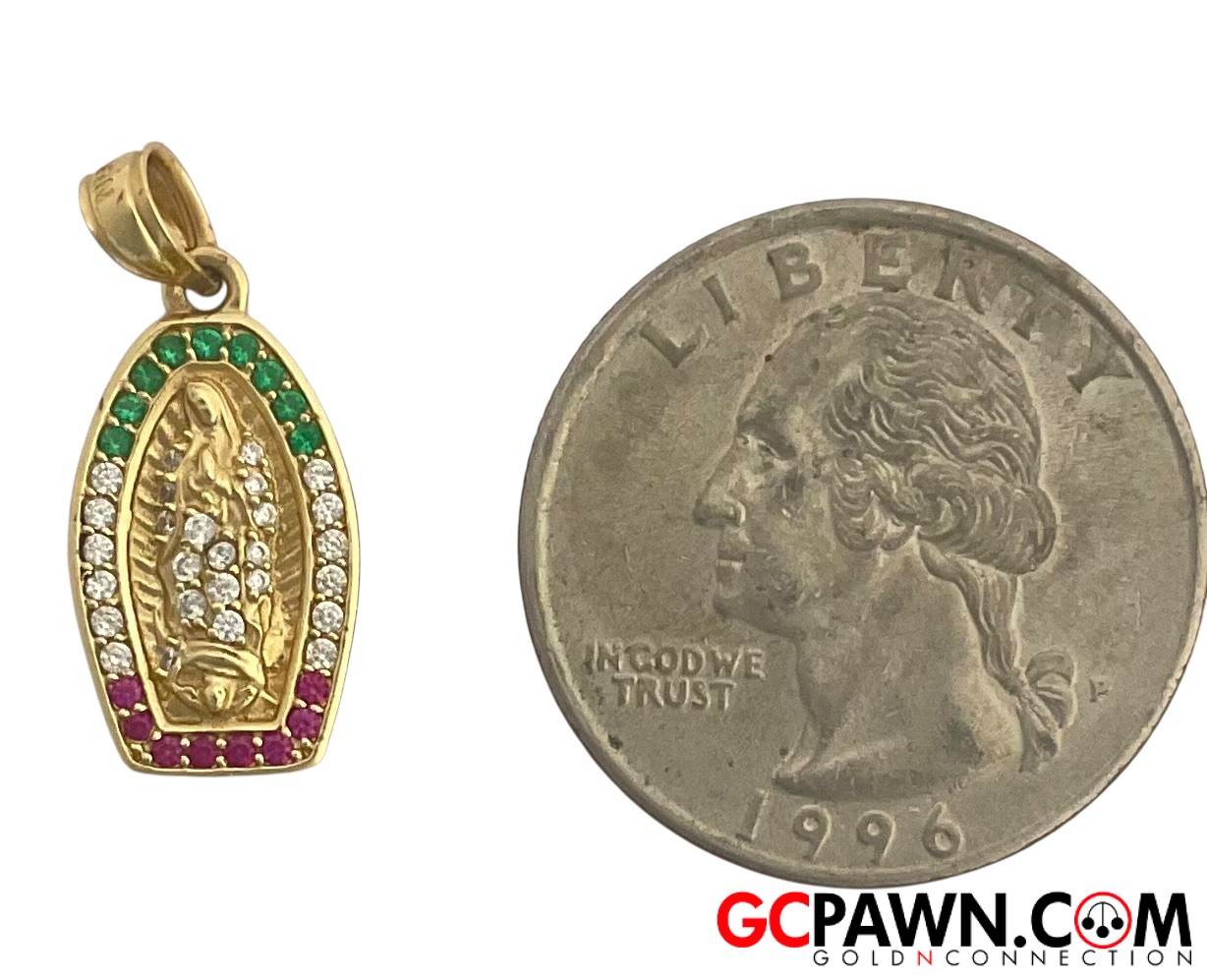 Unisex Pendant 14kt Yellow Gold 