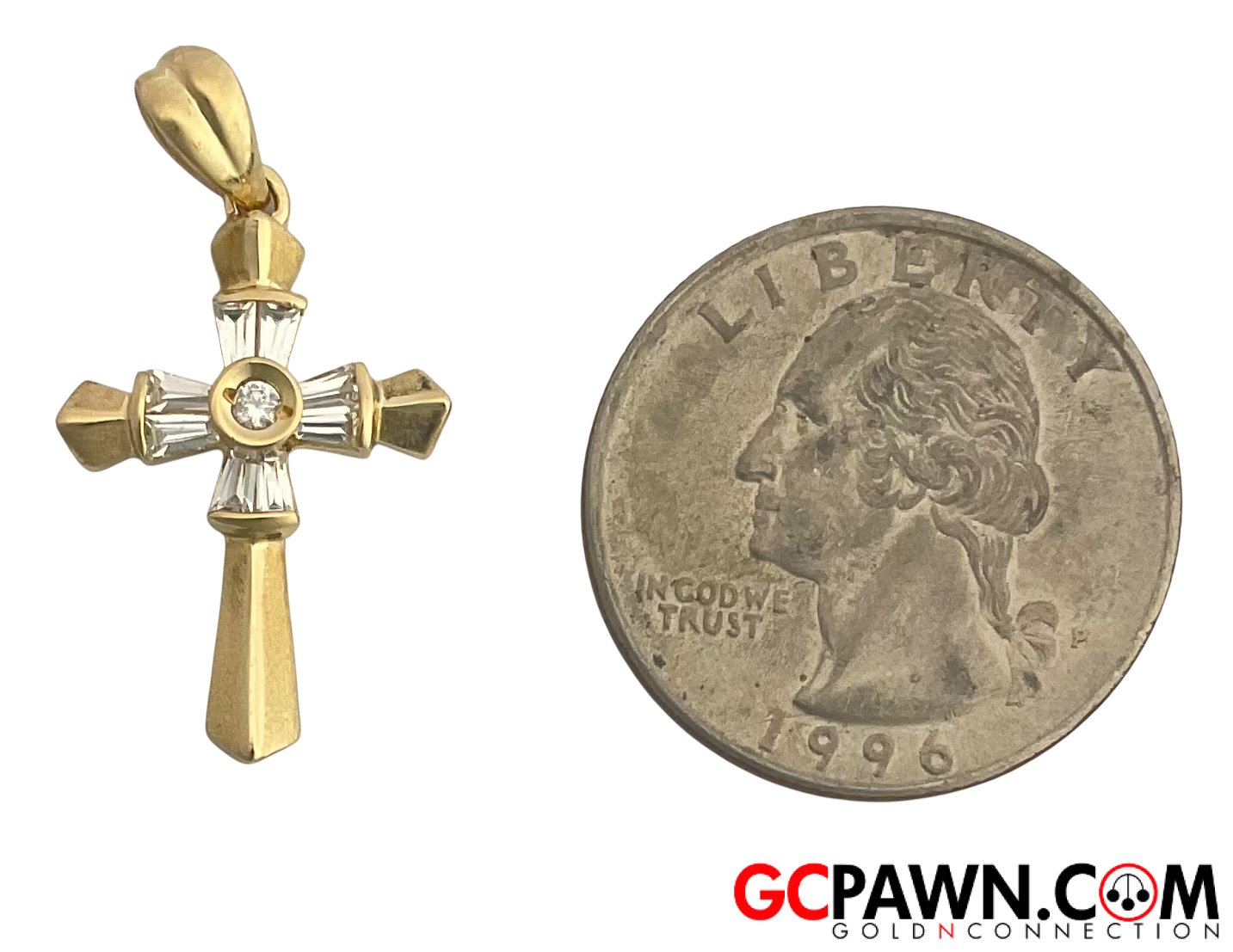 Unisex Pendant 14kt Yellow Gold 