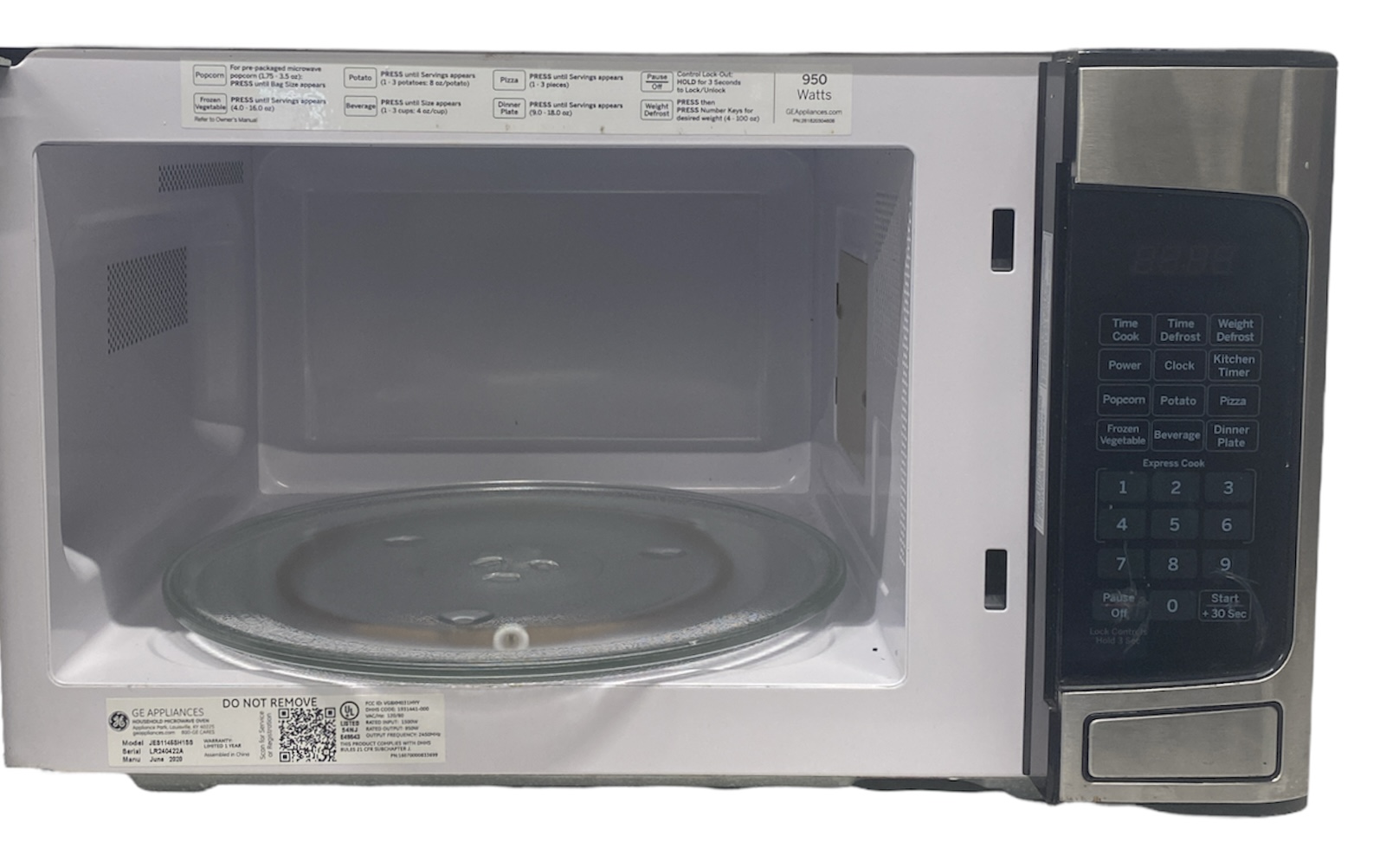 GE Microwave oven JES1145SH1SS