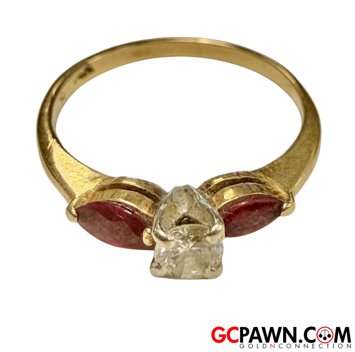 View product details for Women's Cluster ring 10kt Yellow Gold 