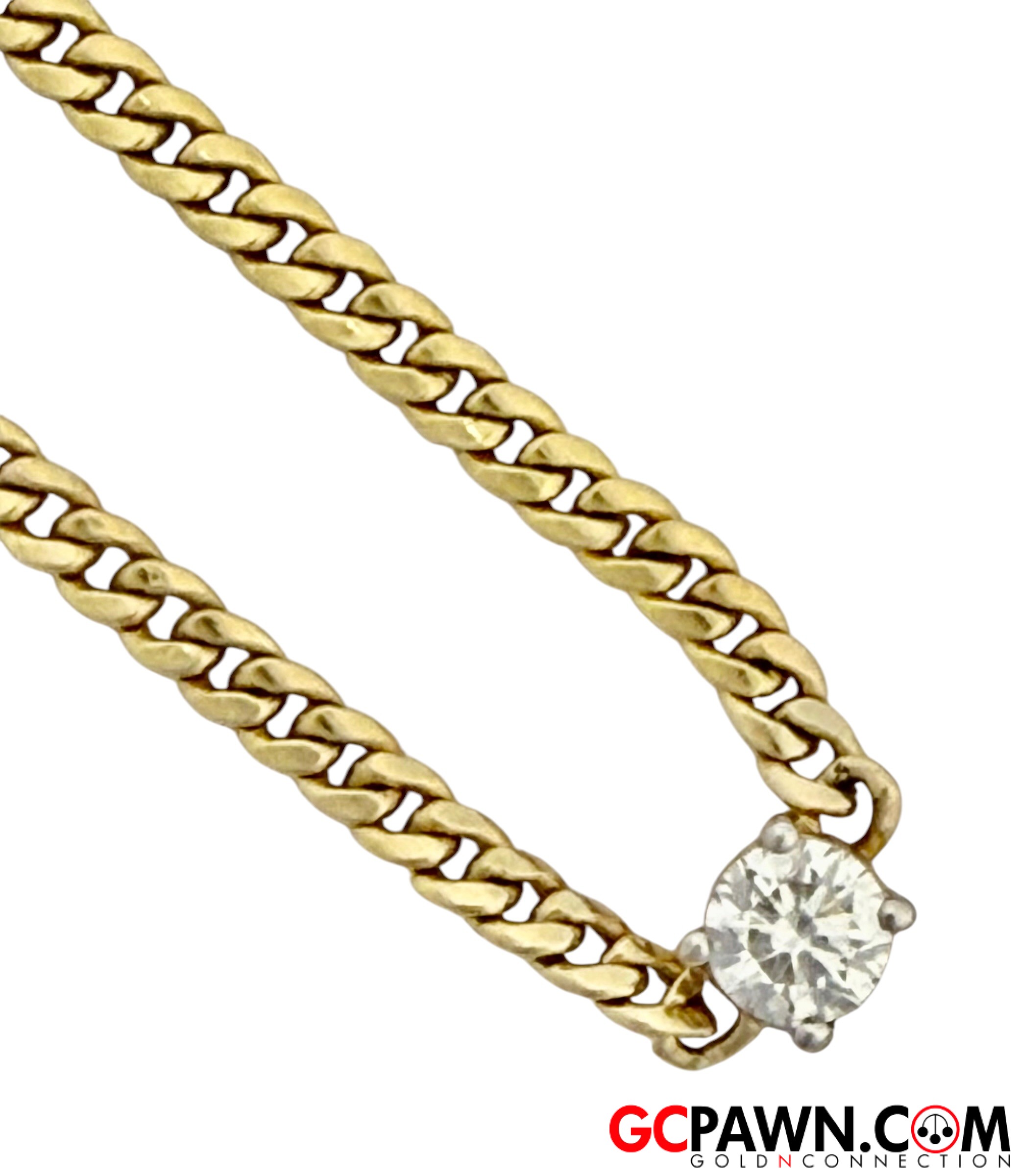 View product details for Women's Necklace 10kt Yellow Gold 