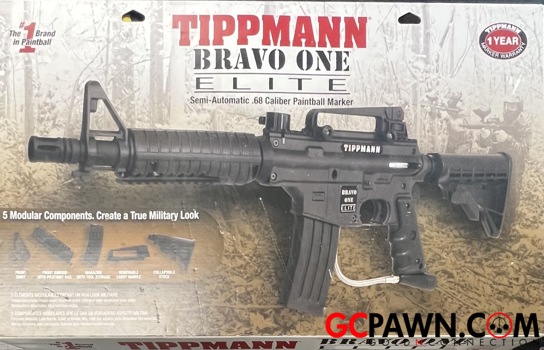 View product details for TippMann - Paintball guns - Tippmann Bravo One Elite