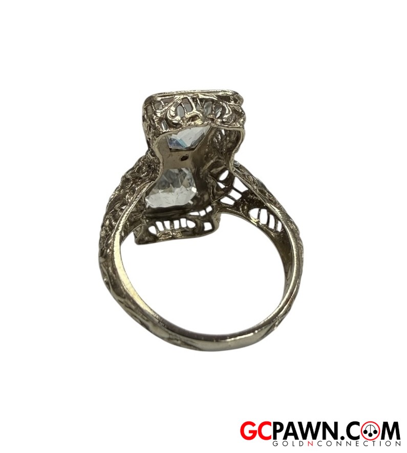 Women's Fashion Ring 14kt White Gold 