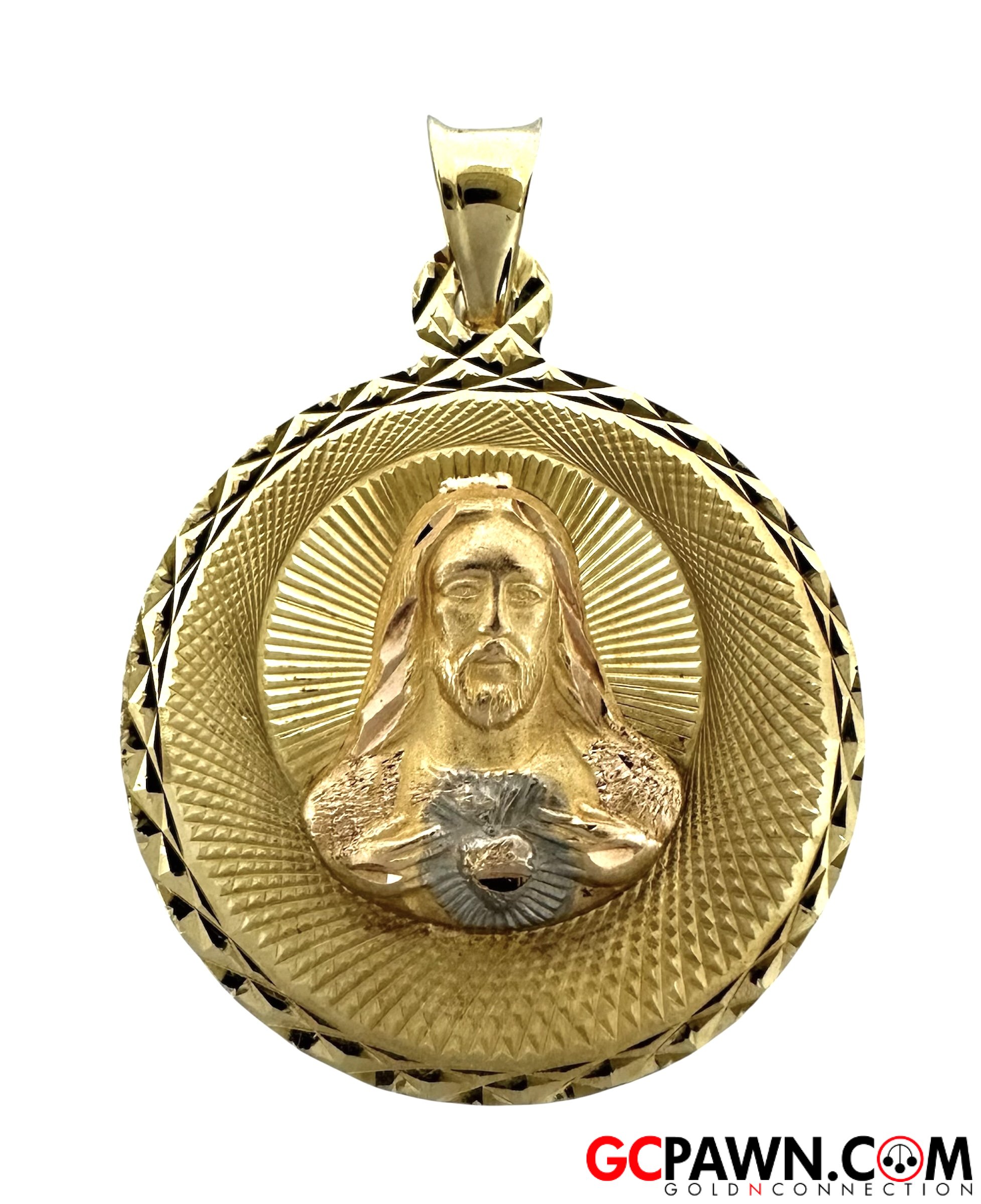 View product details for Unisex Charm 14kt Yellow White Rose Gold 