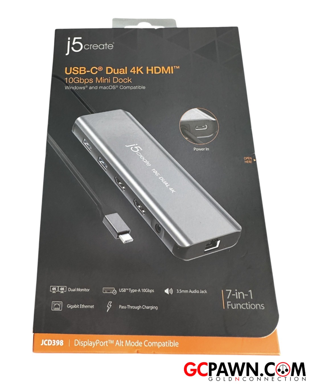 View product details for J5 CREATE - Smart Hub - jcd398-5a
