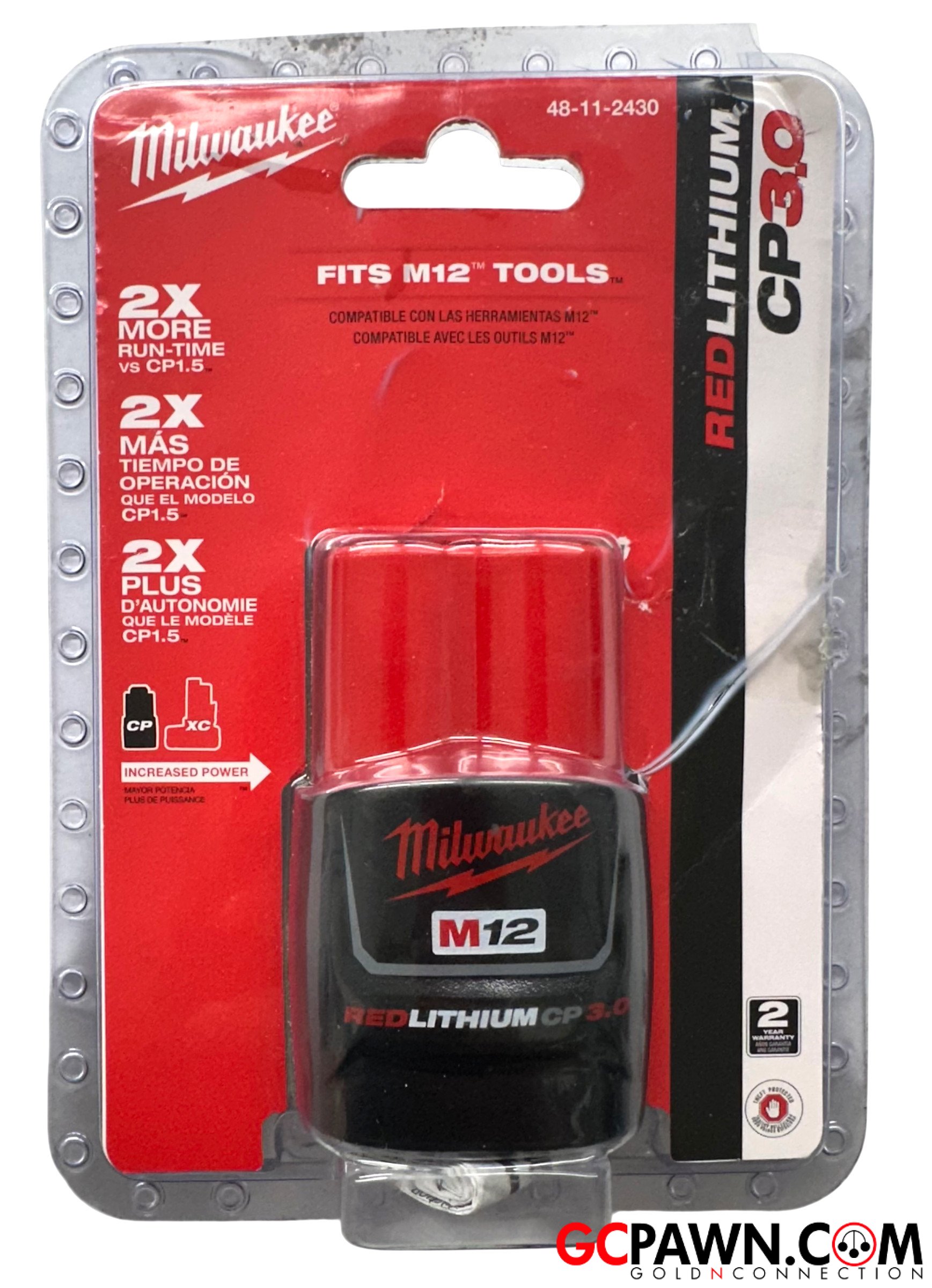 View product details for Milwaukee - Cordless hand tools - 48-11-2430