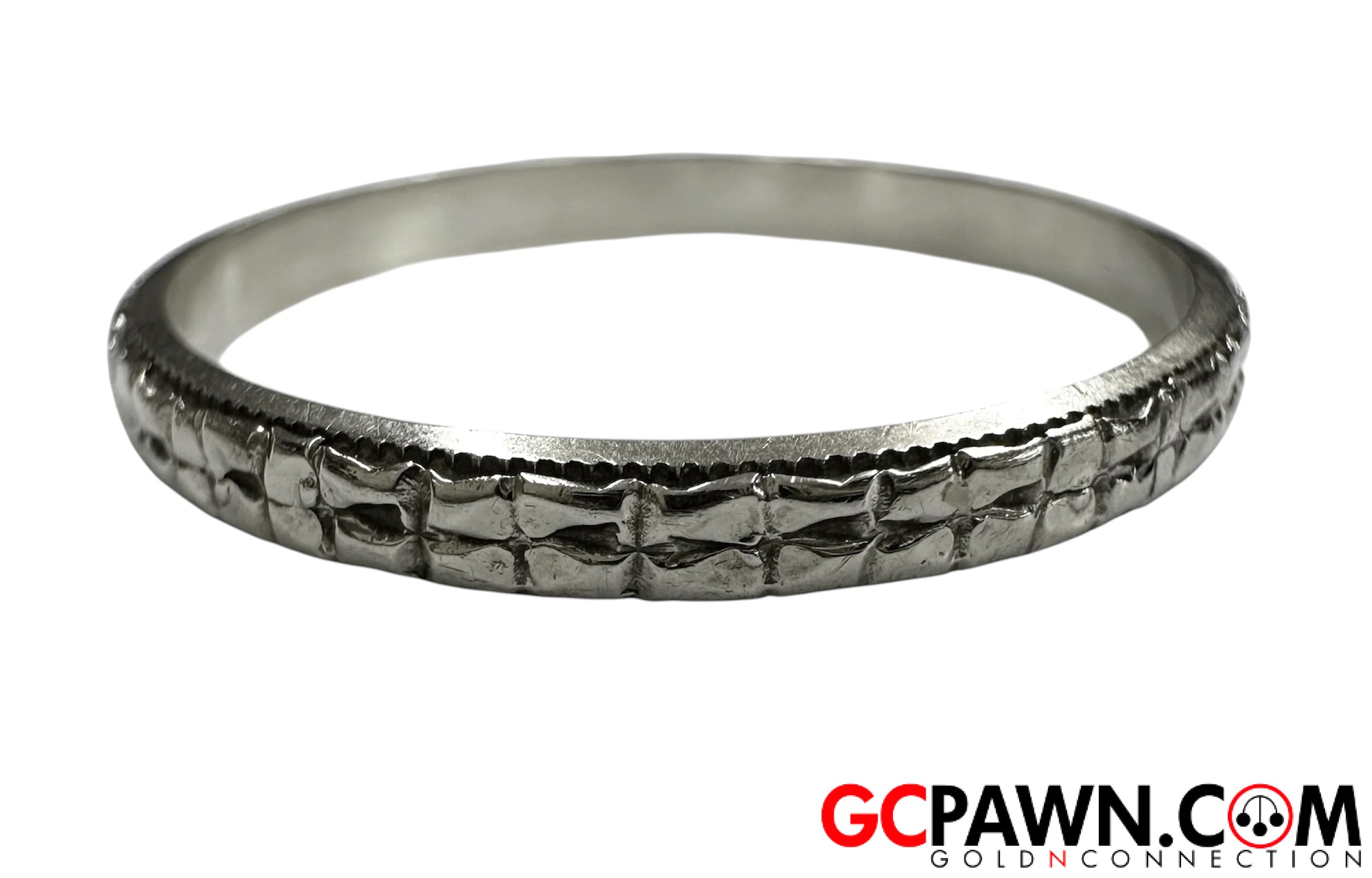 View product details for Unisex Wedding band 14kt White Gold 