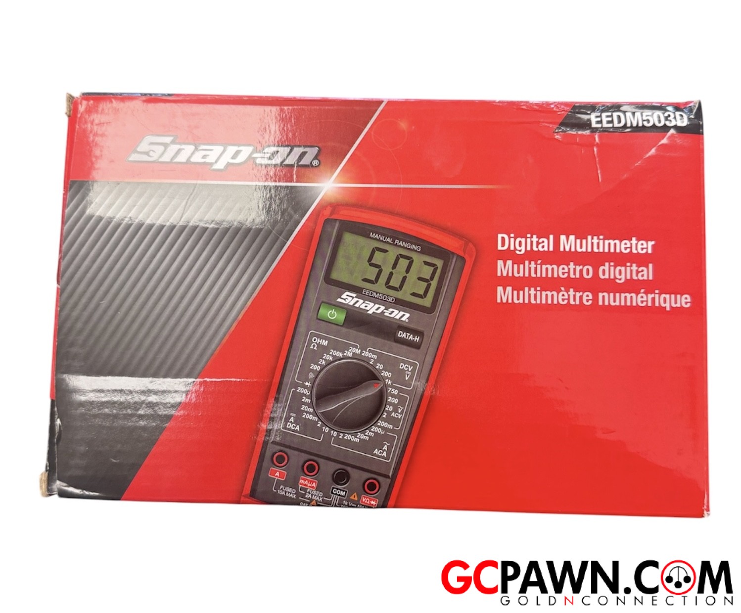 View product details for Snap-on - Auto service tools - EEDM503D - Digital Multimeter