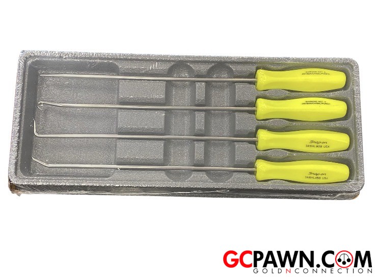View product details for Snap-on - Auto service tools - asal204bhv - 4 PC Mini Handle Pick Set