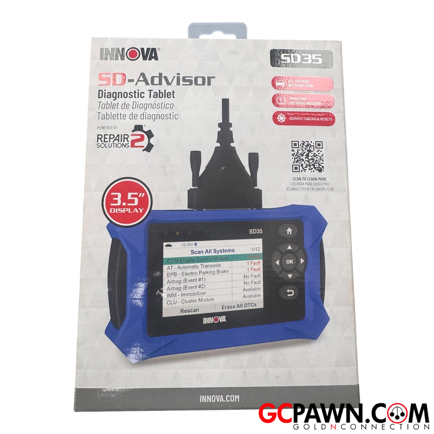 View product details for Innova - Auto service tools - SD35 - Diagnostic Tablet