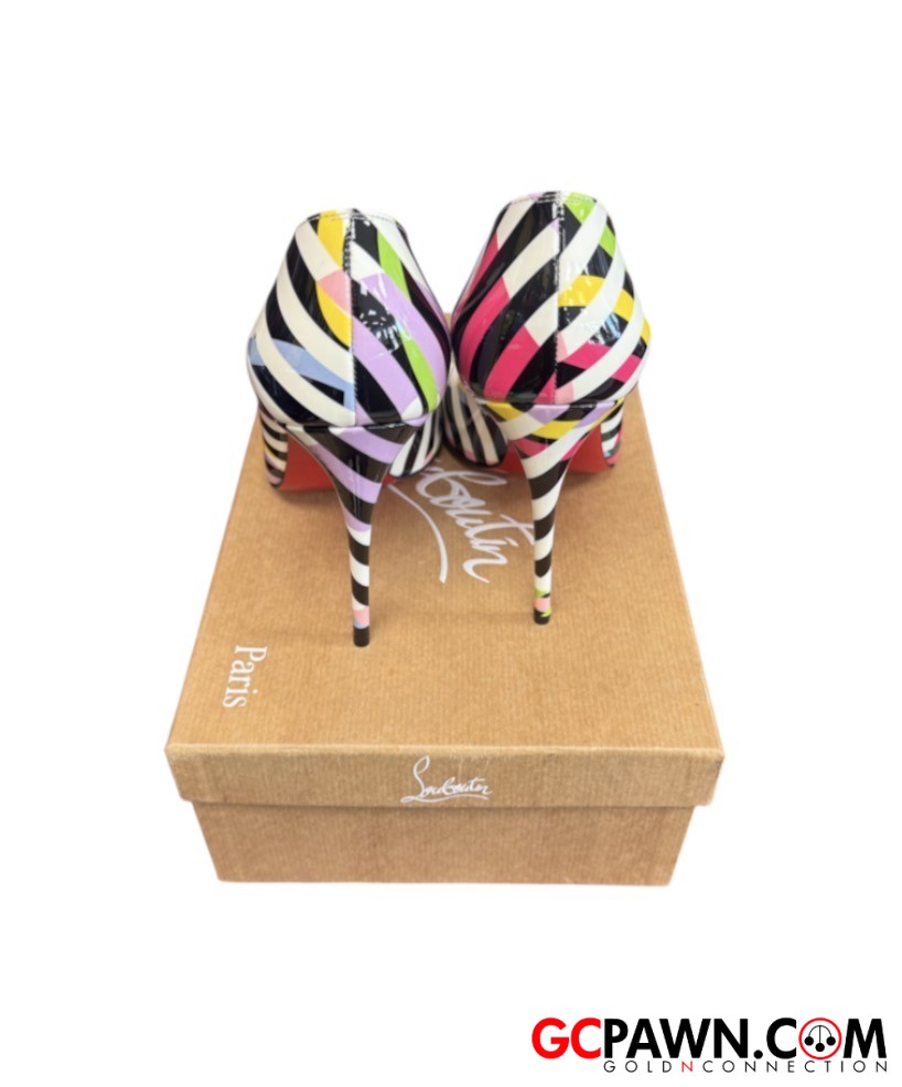 Christian Louboutin - Pigalle Follies Stripe Pump