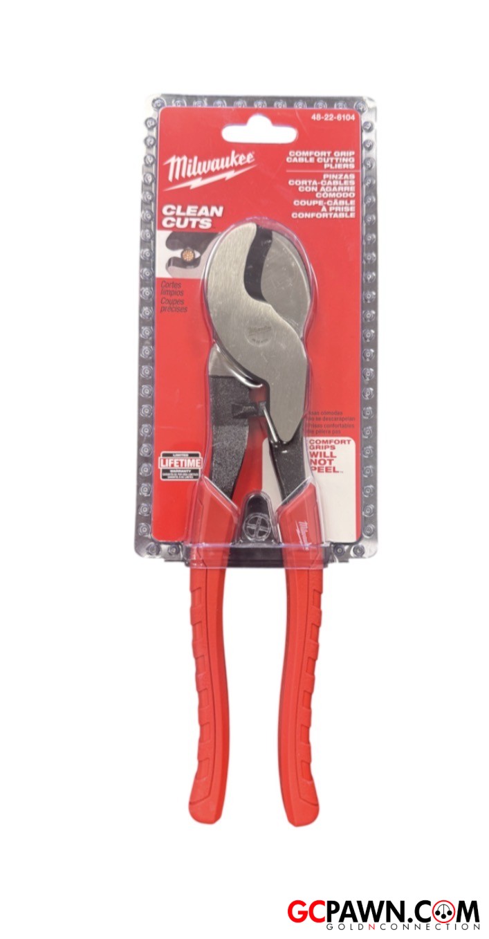 View product details for Milwaukee - Loose hand tools - 48-22-6104 - Cable Cutting Pliers