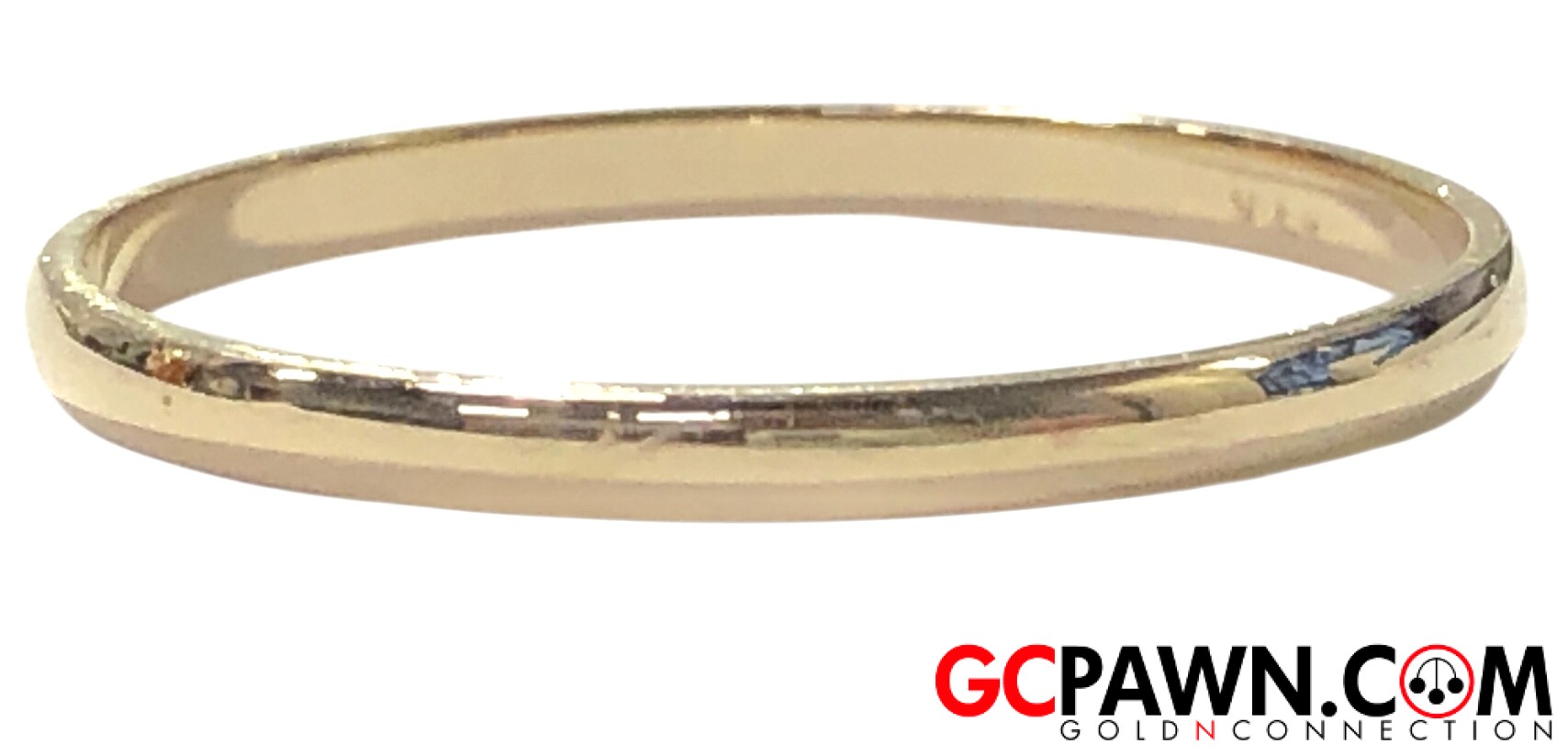 View product details for Men's Wedding band 14kt Yellow Gold 