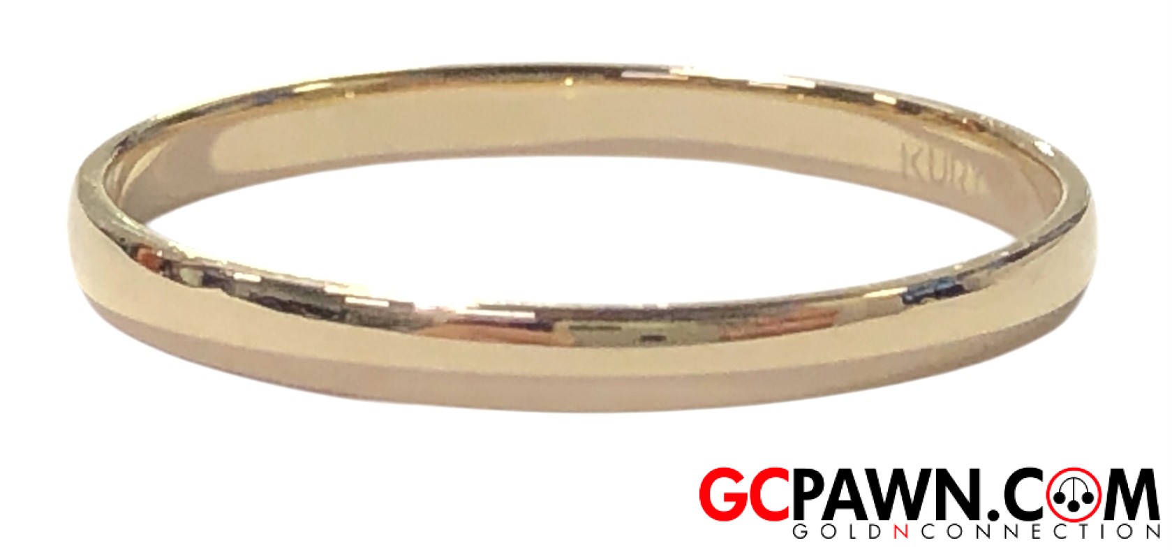View product details for Women's Wedding band 14kt Yellow Gold 