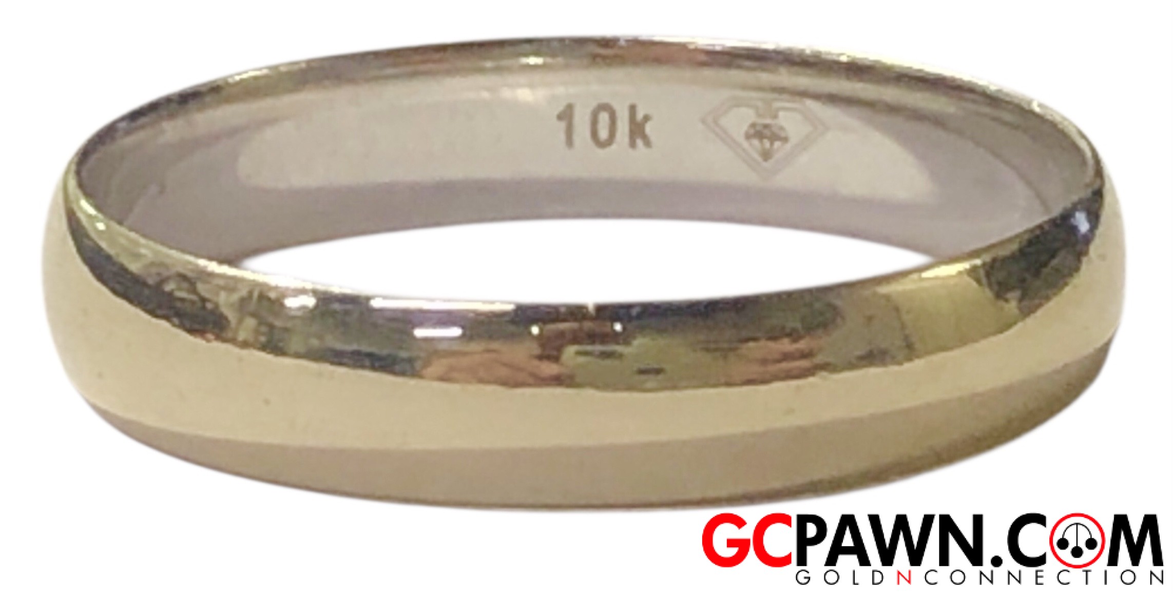 View product details for Women's Wedding band 10kt Yellow Gold 