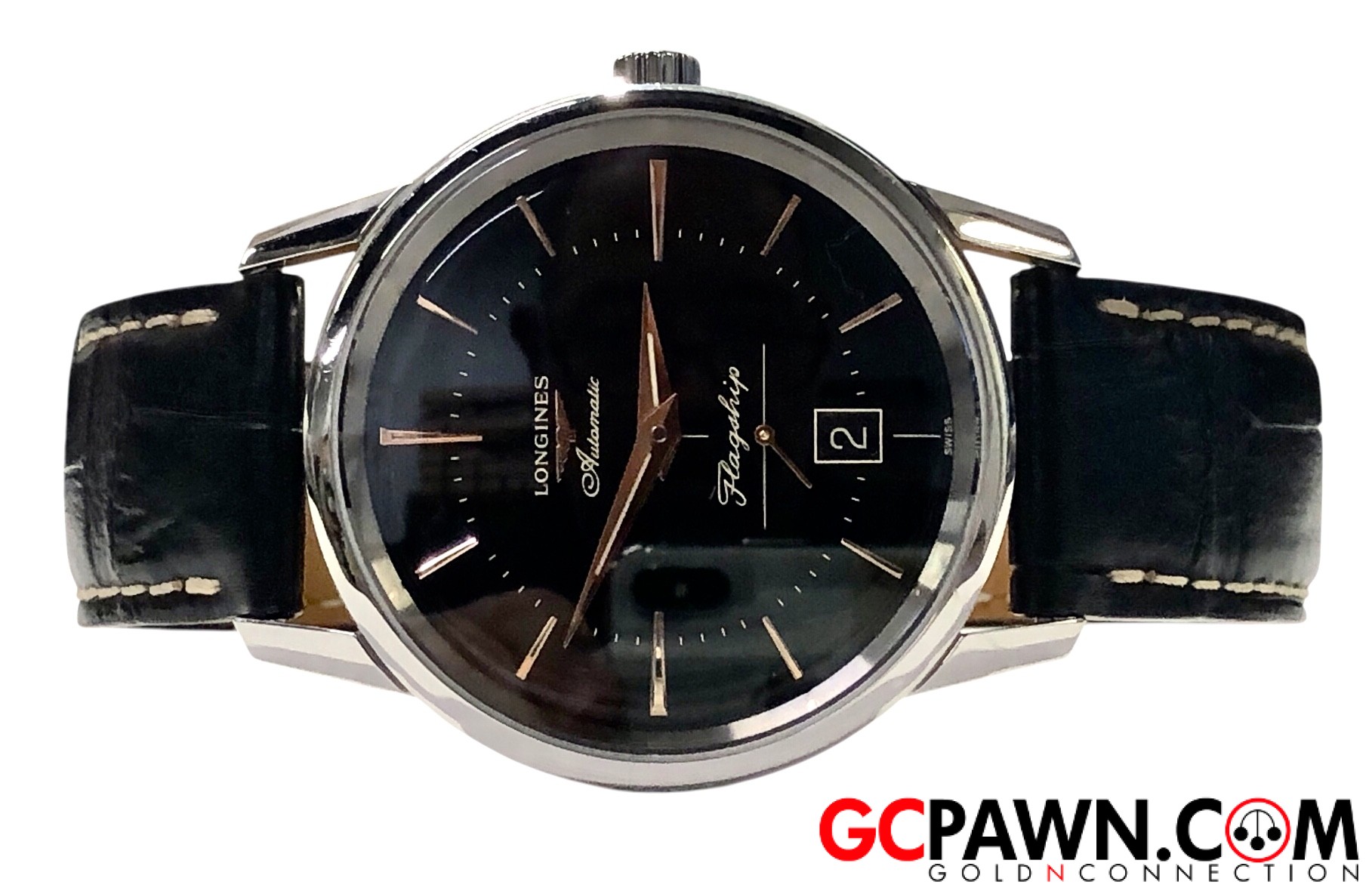 View product details for Longines - Wrist watch - L4.795.4 - Flagship Heritage