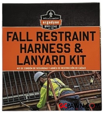 View product details for Ergodyne - Fall Protection - 19671 - Squids 3201 Fall Restraint Harness/Lanyard