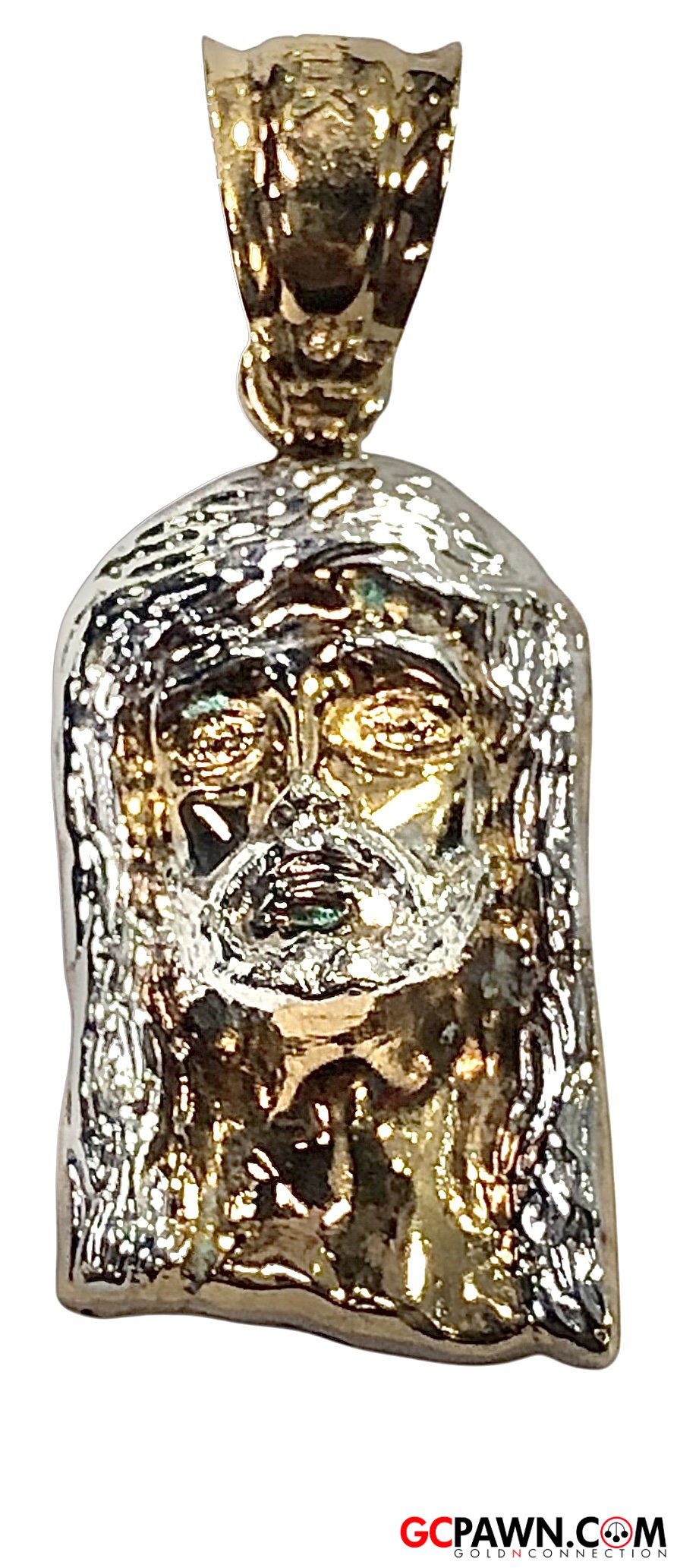View product details for Unisex Pendant 10kt Yellow and White Gold 