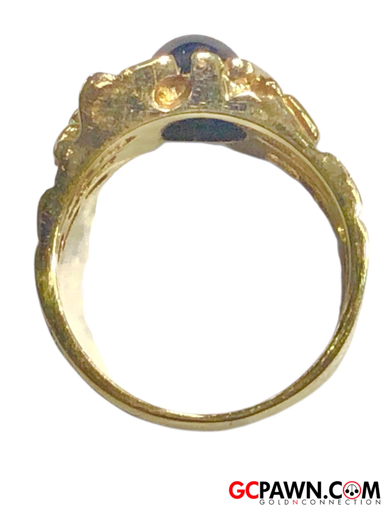 Men's Fashion Ring 14kt Yellow Gold 
