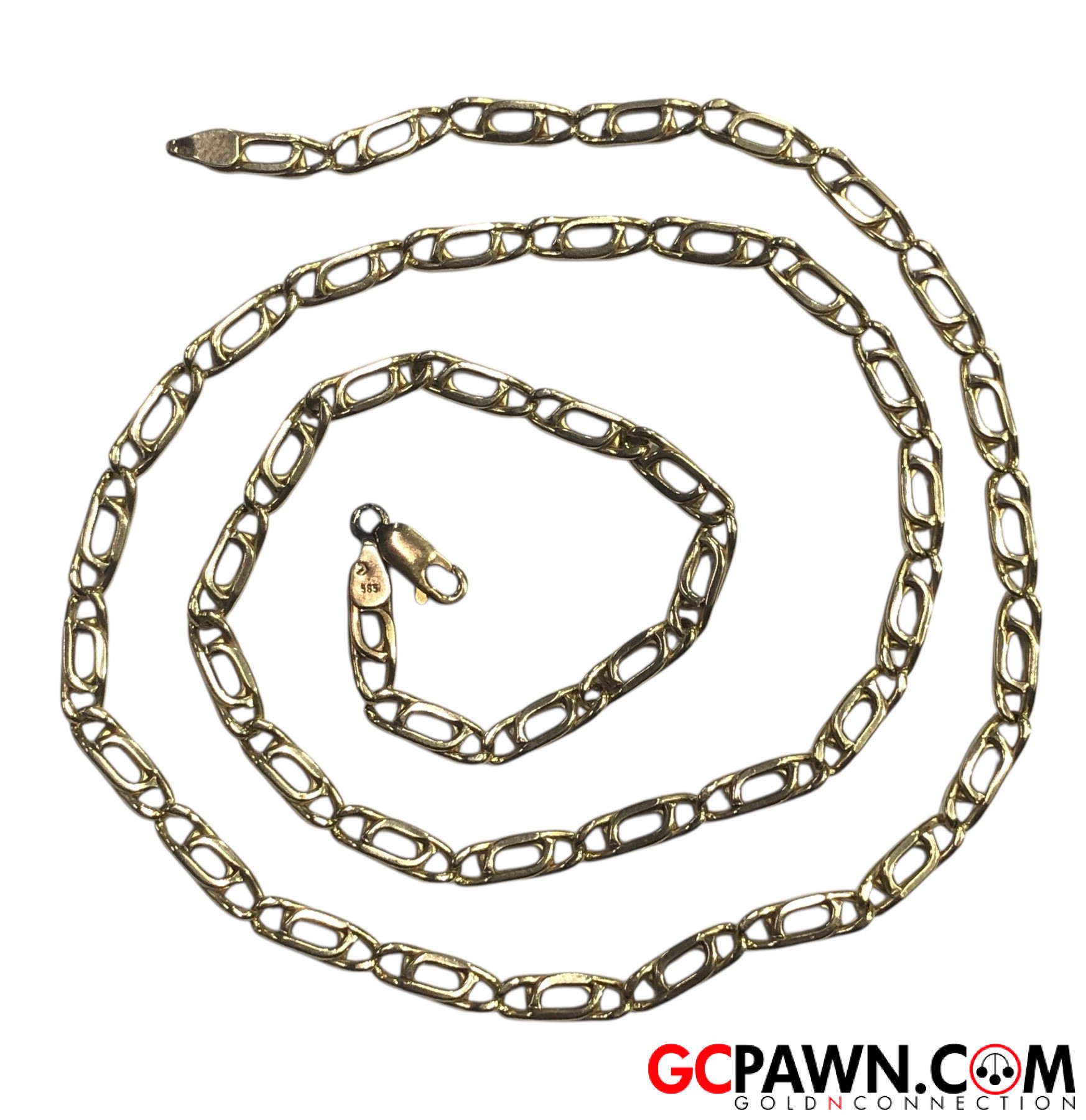 View product details for Unisex Chain 14kt Yellow Gold 