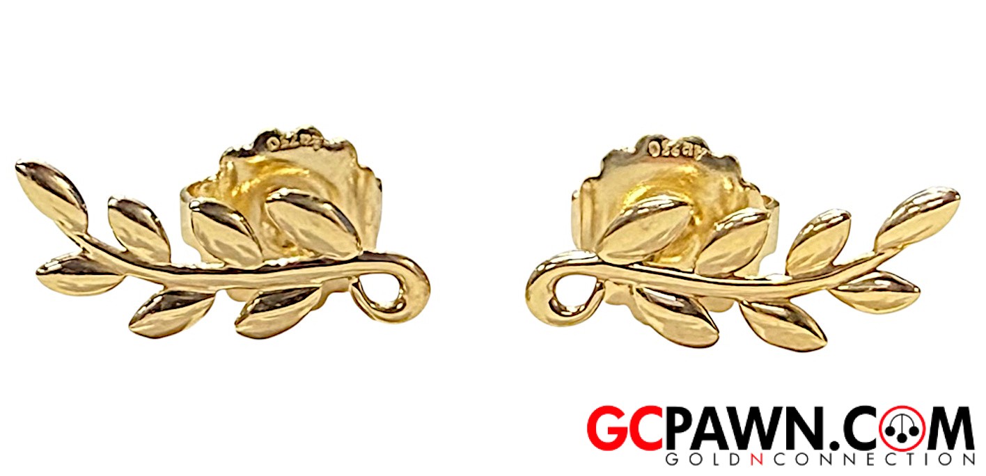 Tiffany & Co Women's Earrings 18kt Yellow Gold 
