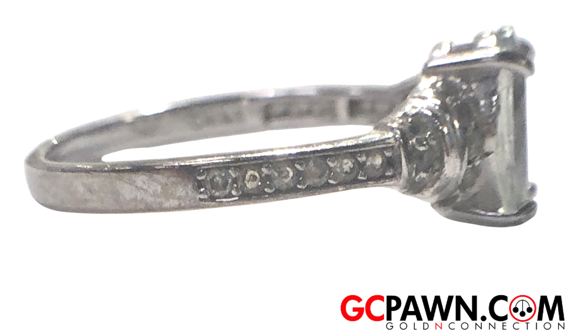 Women's Solitaire ring .925 Silver 