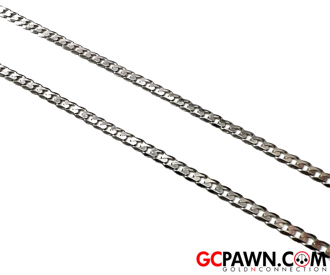 View product details for Unisex Chain 14kt White Gold 
