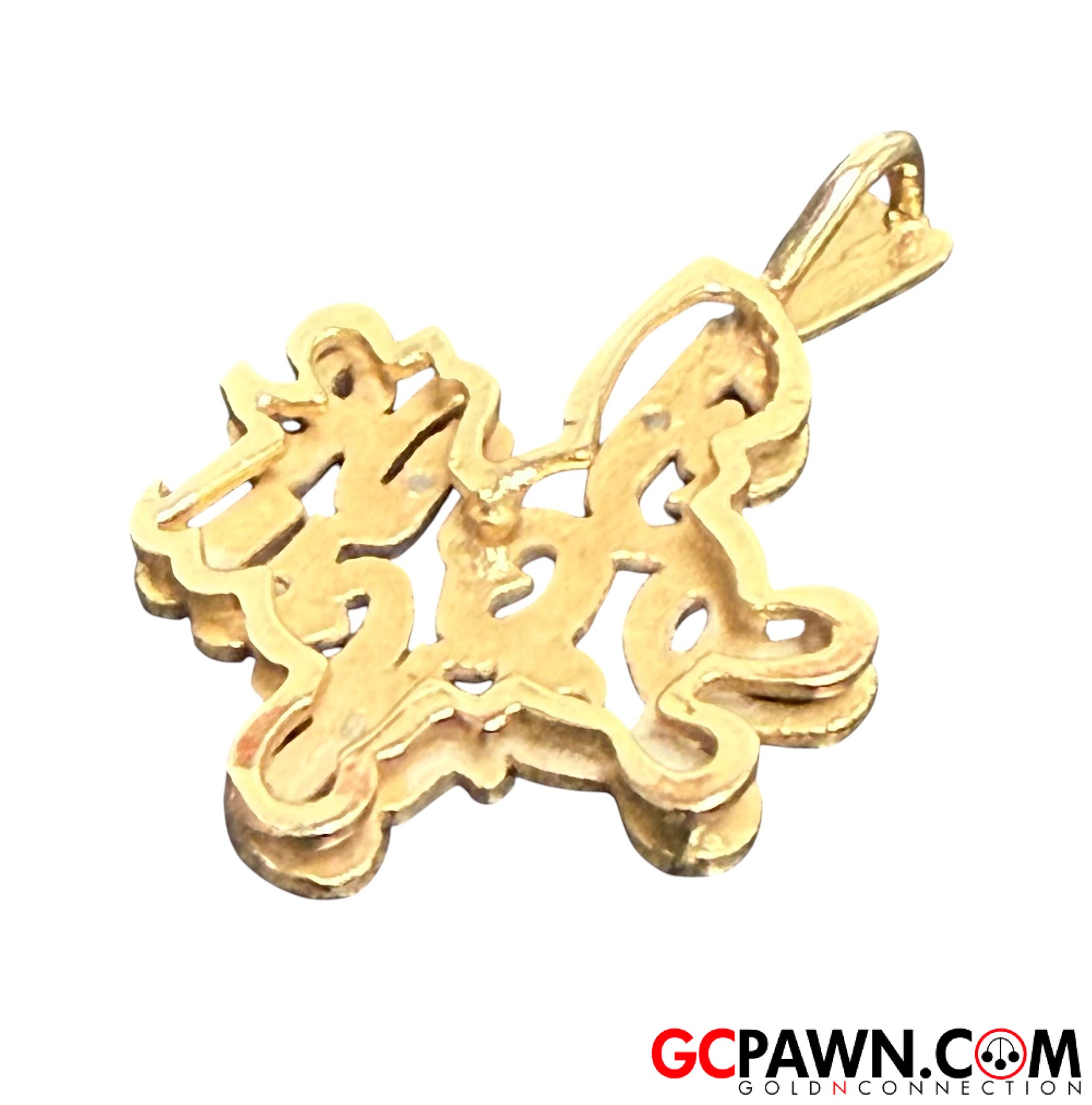 Unisex Pendant 14kt Yellow and White Gold 