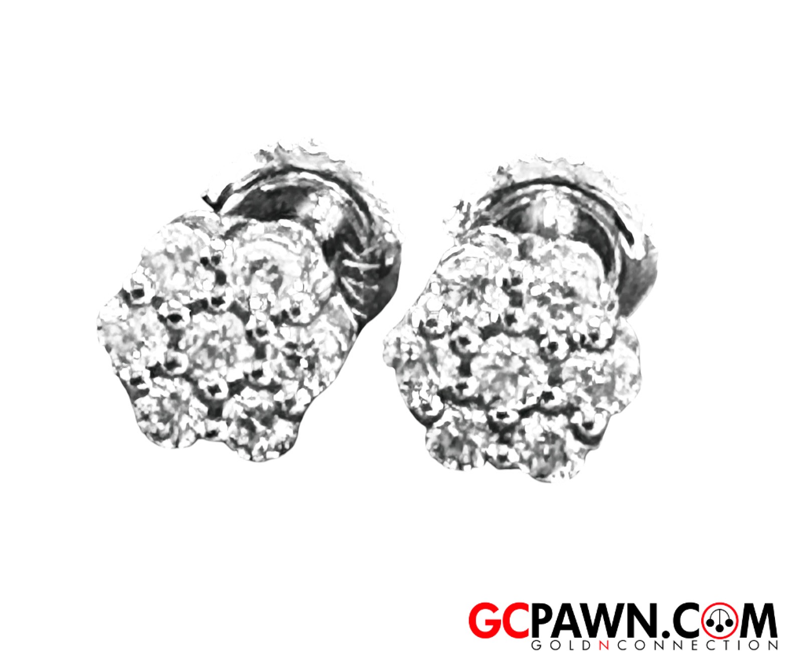 Women's Earrings 14kt White Gold 