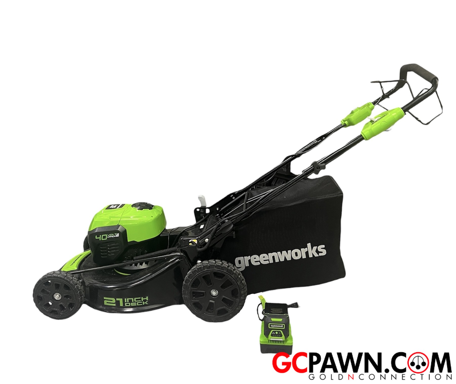 View product details for Greenworks - Push lawnmower - M040l02
