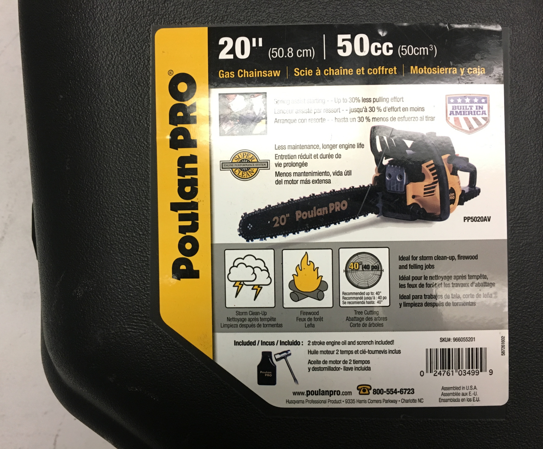 Poulan Chainsaw PP5020AV