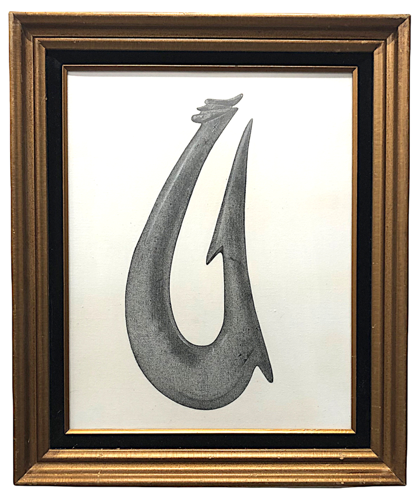 View product details for Max Schacknow - Paintings - Maori Fish Hook