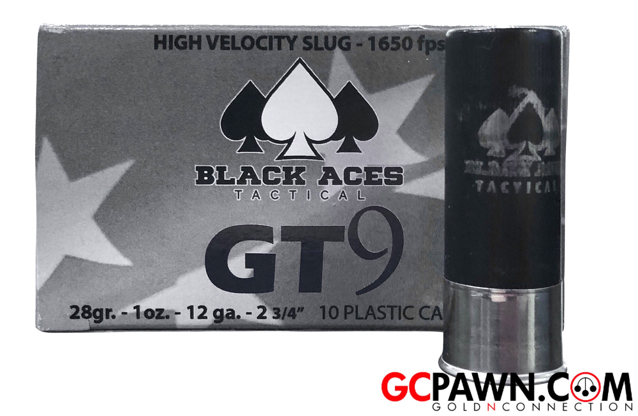 View product details for Black Aces Tactical GT9 12 Gauge, 1 oz High Velocity Slug, 2.75