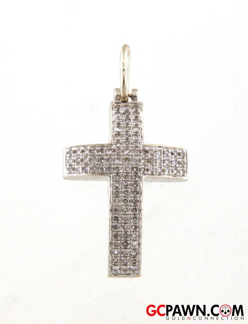 View product details for Unisex Charm 10kt White Gold 