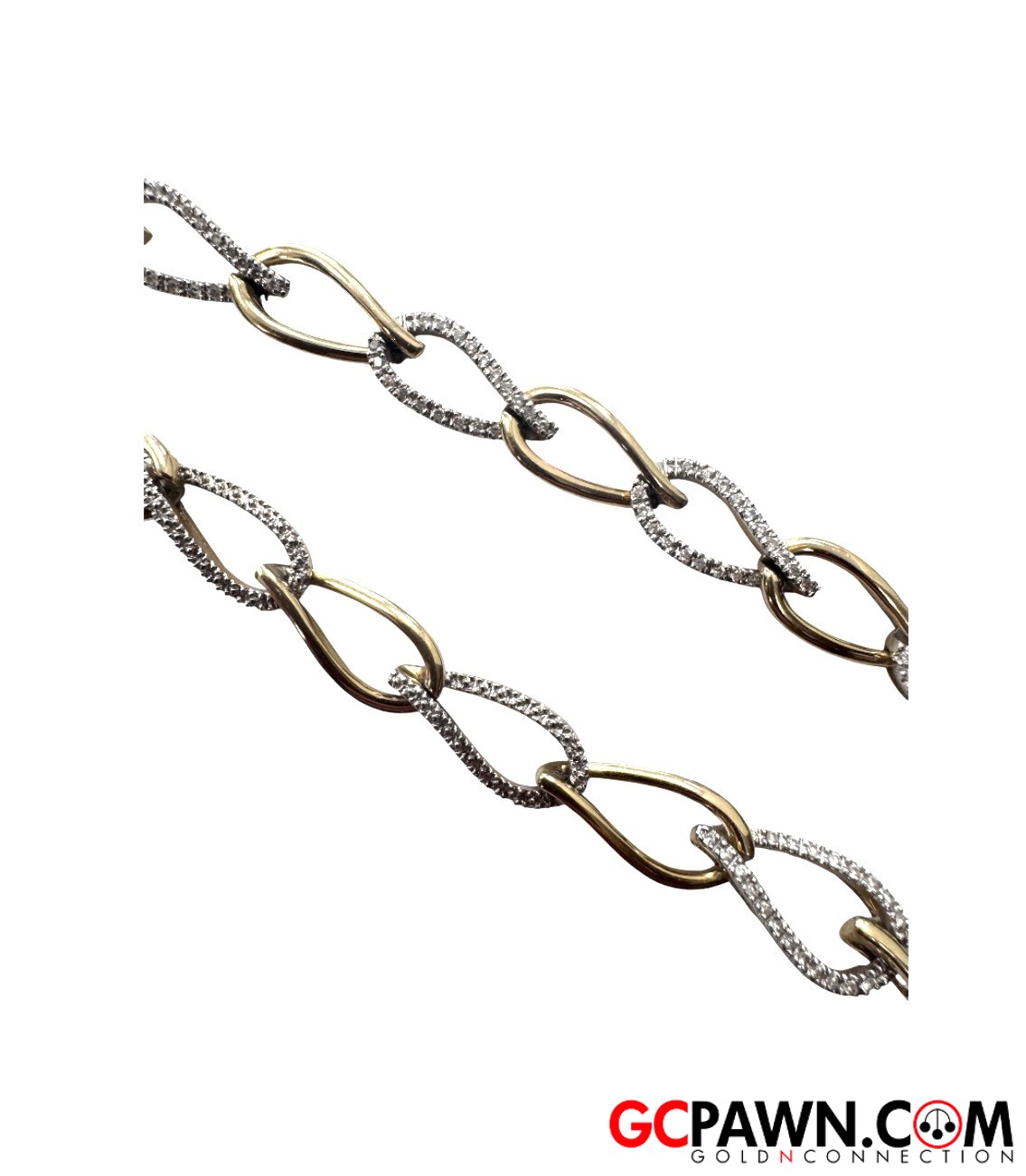 Women's Jewelry Set 14kt Yellow and White Gold 