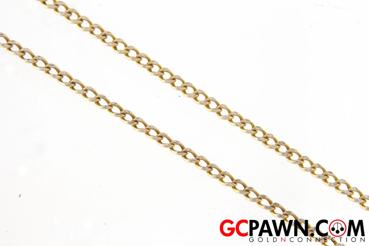 View product details for Women's Chain 10kt Yellow and White Gold 