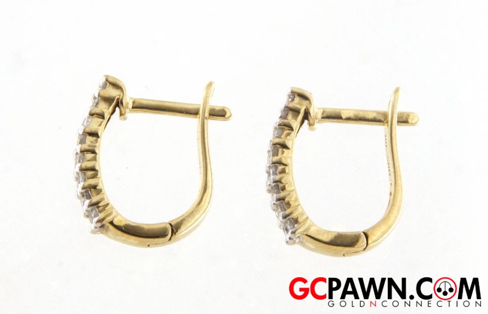 Women's Earrings 10kt Yellow Gold 