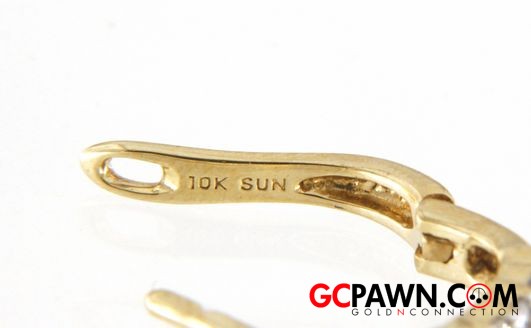 Women's Earrings 10kt Yellow Gold 