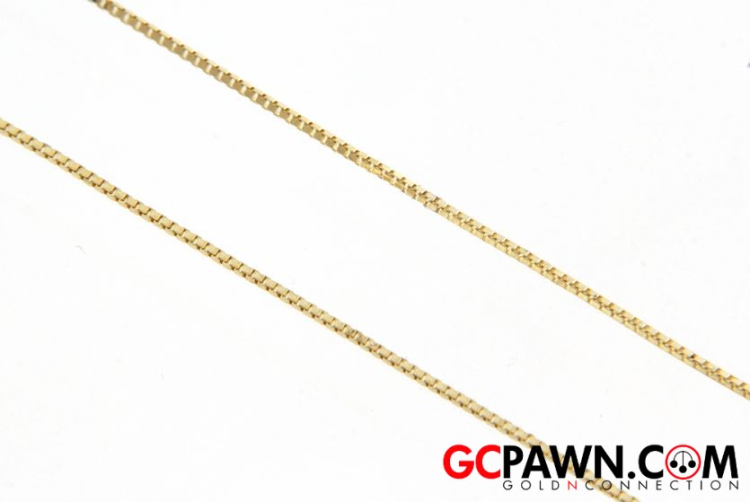 View product details for Women's Chain 14kt Yellow Gold 