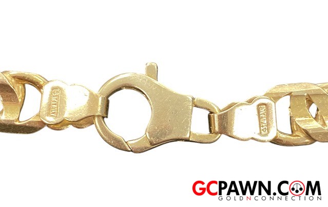 Bird's Eye Unisex Bracelet 10kt Yellow Gold 
