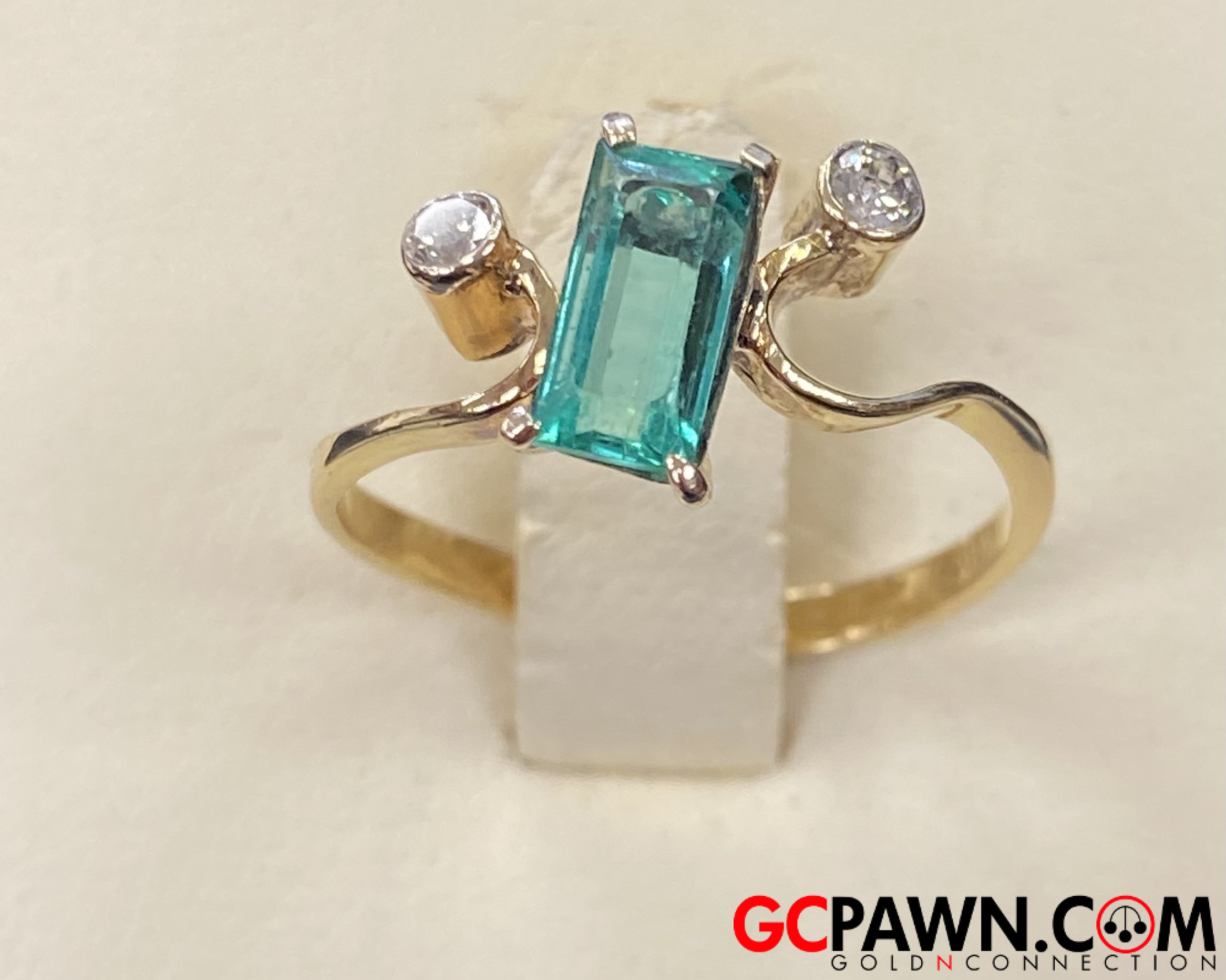 Women's Cluster ring 18kt Yellow Gold 
